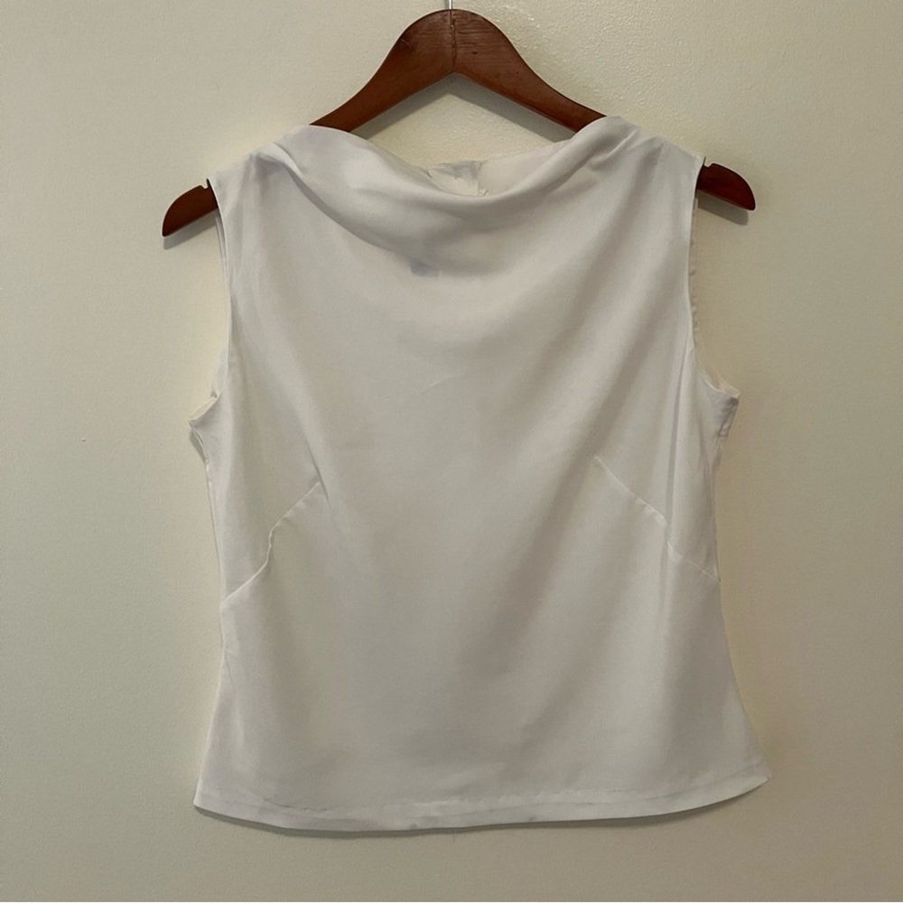 Elegant White Sleeveless Top
